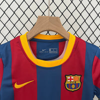 Camiseta y Pantalón Corto Niño FC Barcelona Retro Home 10/11