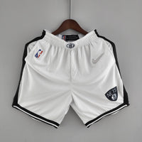 Pantalón Cortos 75th anniversary Brooklyn Nets White NBA