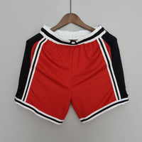 Pantalón Cortos Chicago Bulls Black Red NBA