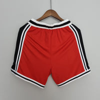 Pantalón Cortos Chicago Bulls Black Red NBA