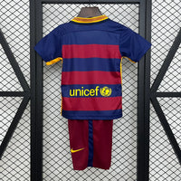 Camiseta y Pantalones Cortos para Niño FC Barcelona Retro