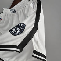 Pantalón Cortos 75th anniversary Brooklyn Nets White NBA