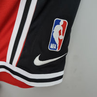 Pantalón Cortos Chicago Bulls Black Red NBA