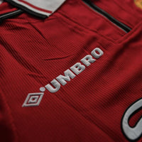Camiseta retro Manchester United Home Manga Larga 98/99 - Con Patch