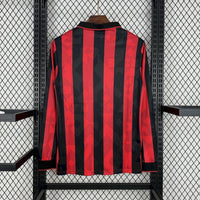 Camiseta Retro AC Milan Home 93/94 Manga Larga