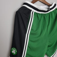 Pantalón Cortos Boston Celtics Black Green NBA