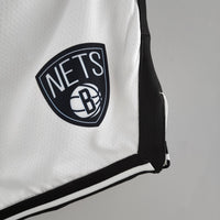 Pantalón Cortos 75th anniversary Brooklyn Nets White NBA