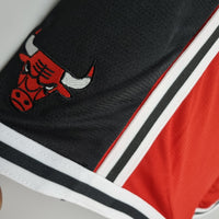 Pantalón Cortos Chicago Bulls Black Red NBA