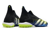 Zapatillas Société Predator Freak + FG Black/Blue - Cano Alto