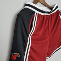 Pantalón Cortos Miami Heat Red Black NBA