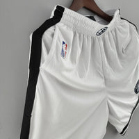 Pantalón Cortos 75th anniversary Brooklyn Nets White NBA