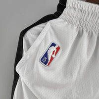 Pantalón Cortos 75th anniversary Brooklyn Nets White NBA