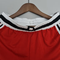 Pantalón Cortos Chicago Bulls Black Red NBA