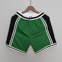 Pantalón Cortos Boston Celtics Black Green NBA