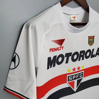 Camiseta São Paulo Retro 99/00 - Penalty - Blanca