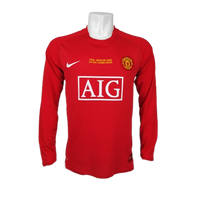 Camiseta retro Manchester United Home Manga Larga 2007/2008