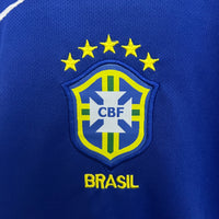 Camiseta y Pantalones Cortos para Niño Retro Brasil Away 2004