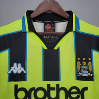 Camiseta Manchester City Retro 1998/1999 - Amarilla e Negra