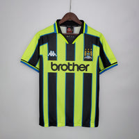 Camiseta Manchester City Retro 1998/1999 - Amarilla e Negra