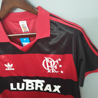 Camiseta Flamengo Retro 1990 Roja e Negra -