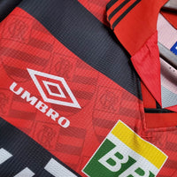 Camiseta Flamengo Retro 1995 Roja e Negra -