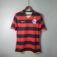 Camiseta Flamengo Retro 2009 Roja e Negra -