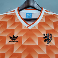 Camiseta Holanda Retro 1988 - Laranja