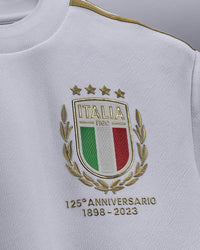 Camiseta Itália 125 années - Blanca Homme