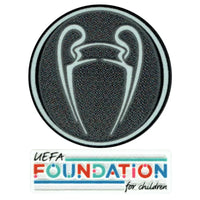 Patch do Troféu dos campeões UCL + conjunto de patches da UEFA Foundation - 2021/2022